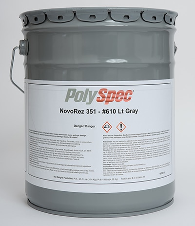 NovoRez 351 Polymer Chemical Resistant Coating for Concrete