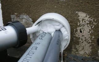 ViscoTaq Visco Sealant on Pipes with Concrete