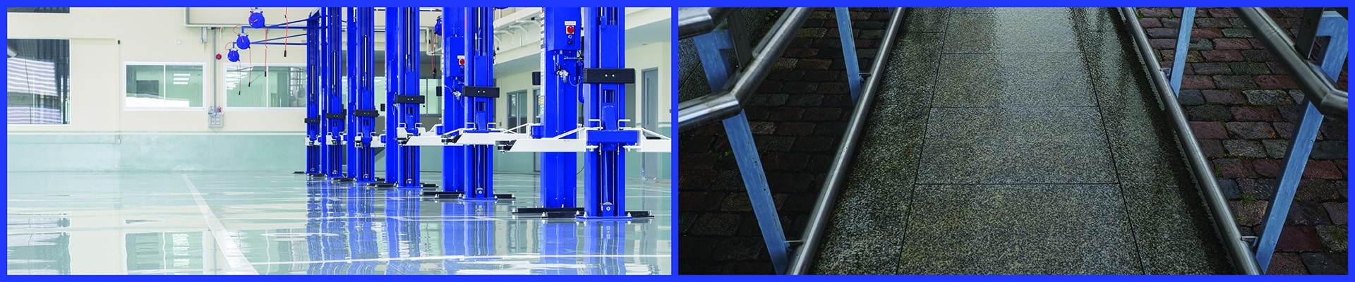 Anti-slip epoxy floor coatings and chemical resistant coating solutions