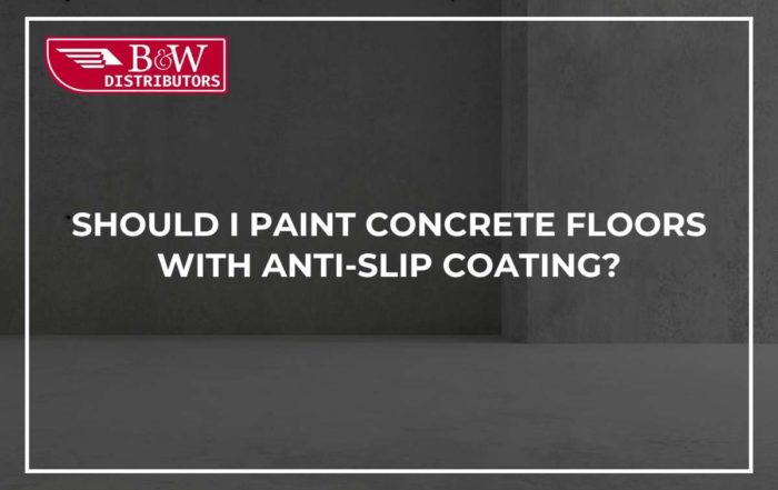 Should I Paint Concrete Floors With Anti-Slip Coating az