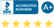 A+ Accredited Business On The BBB